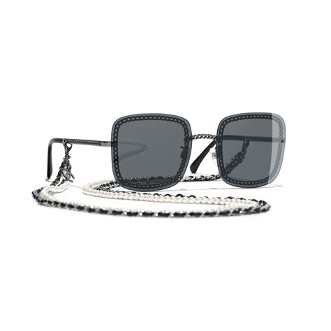 chanel c108 sunglasses|CHANEL 4244 Square Metal, Calfskin & Imitation Pearls .